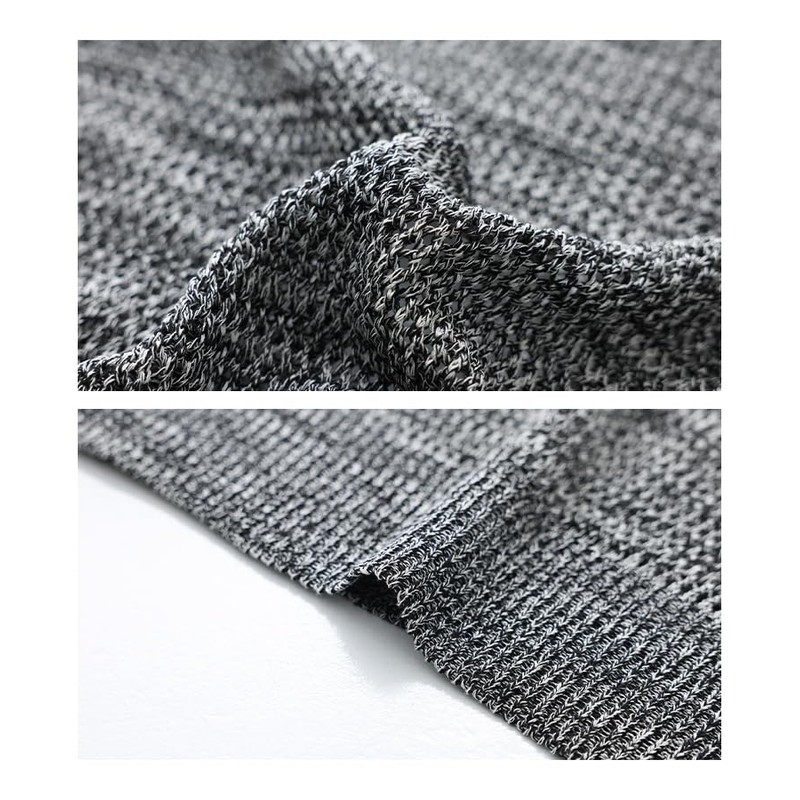n'OrLABEL 12tn0a5 Fashionable Walker Men's Sweater, Oversized Mesh Knit, Crew