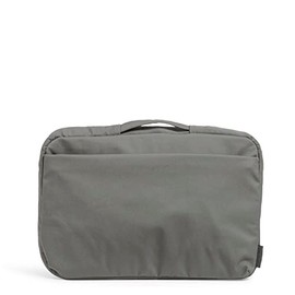 Vera Bradley Women's Cotton Laptop Organizer, Galaxy Gray - Recycled Cotton, One Size