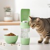 2 in 1 Collapsible Dog Portable Water Bottle and Food