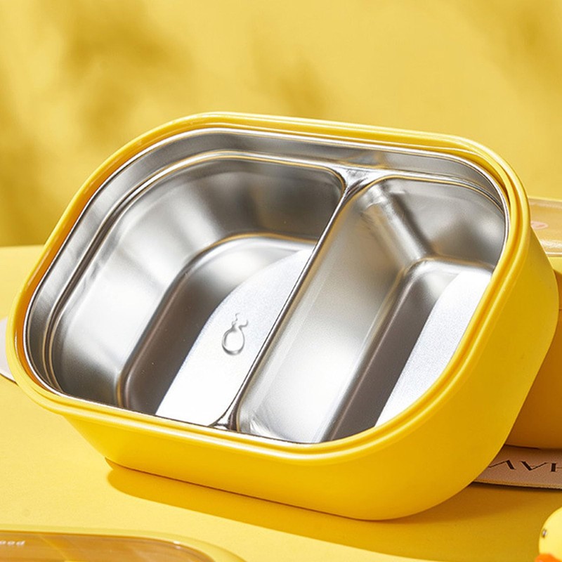Bentos Lunch Box Little Yellow Duck Stainless Steel Thermal Lunch