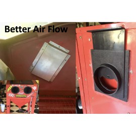 Unbranded Harbor Freight Sand Blast Cabinet Air Flow Upgrades =1 baffle +1 blast gate