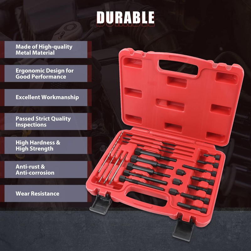 Glow Plug Removal Tool Kit - 22PCS Glow Plug Electrodes