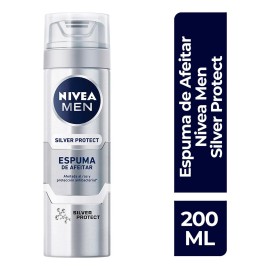 Espuma para afeitar Nivea men silver protect 200ml
