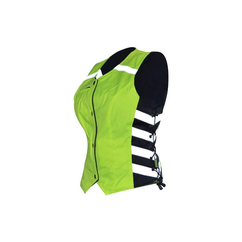 Missing Link Women's G2 D.O.C. Reversible Safety Vest (Black/HiViz Green,