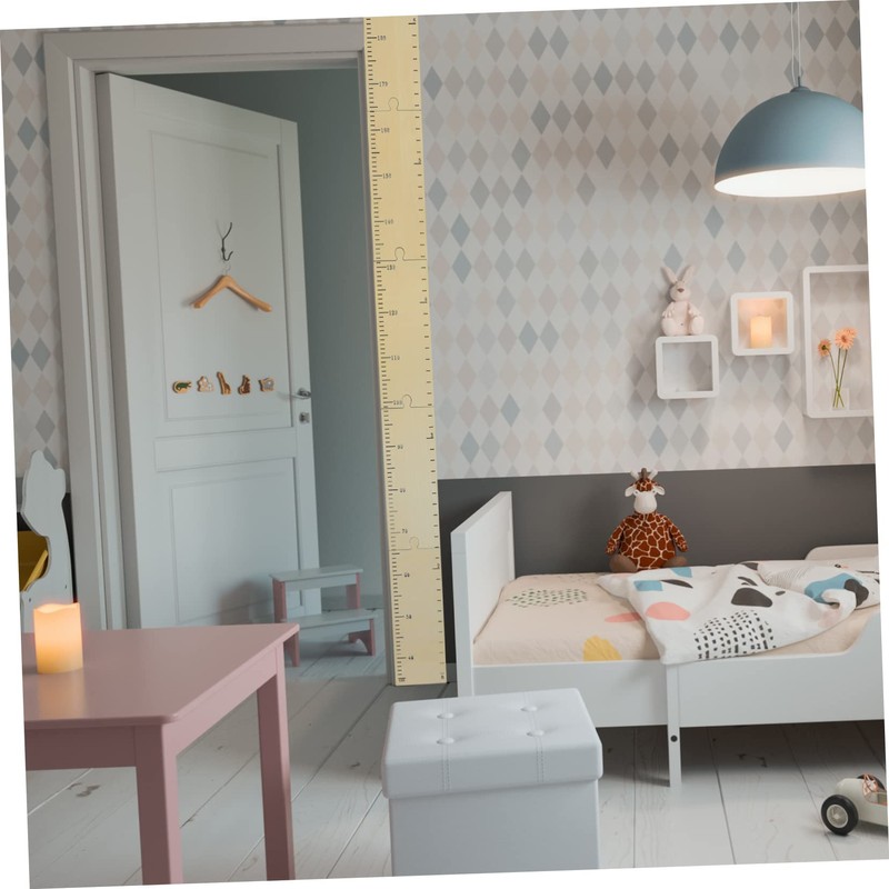 DECHOUS 1 Set Children's Height Ruler Wood High Board Children's