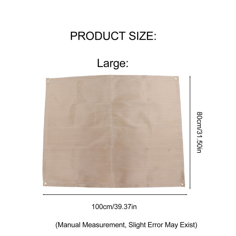 Fireproof Mat Fiberglass High Temperature Resistant Fire Pit Mat Outdoor