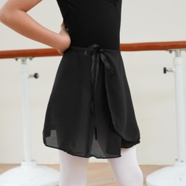 Tancefair Ballet Skirt Wrap Skirt Dance Skirt Chiffon Wrap Skirt with Adjustable Waist Dance Skirts Gymnastics for Girls and Women