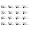 High Logic 98191 Leaf Post Brackets, White, 16 Count (00098191-001)