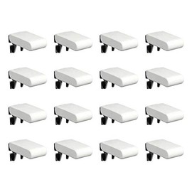 High Logic 98191 Leaf Post Brackets, White, 16 Count (00098191-001)