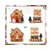 Sumind 3 Sets Christmas Craft Kit Gingerbread House Kit Christmas