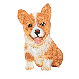 Corgi Dog - Pets - Corgi Puppy - Embroidered Iron on Patch