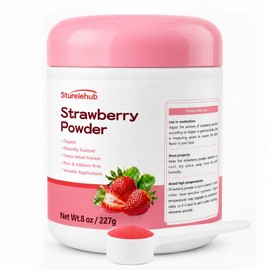 Sturelehub Organic Freeze Dried Strawberry Powder 8oz Fresh Taste in Baking