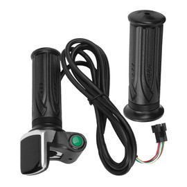 Juicemoo Strong and Electric Bike Speed Governing Throttle Grip, Blend LCD Screen Display Electric Bicycle Throttle Grip, Electric Scooters for Electric Bicycles(48V)