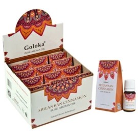 Goloka Aroma Oil 10ml (1/3 fl oz) Bottle - Sri Lankan Cinnamon