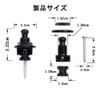 XIANFQNKJ Guitar Strap Lock, Set of 2, Strap Pin, Locking