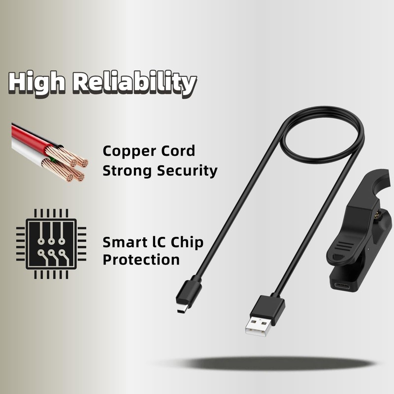 QHBAMD Universal Charging Cable for Casio G-Shock GPR-H1000 GPR-H1000R Data