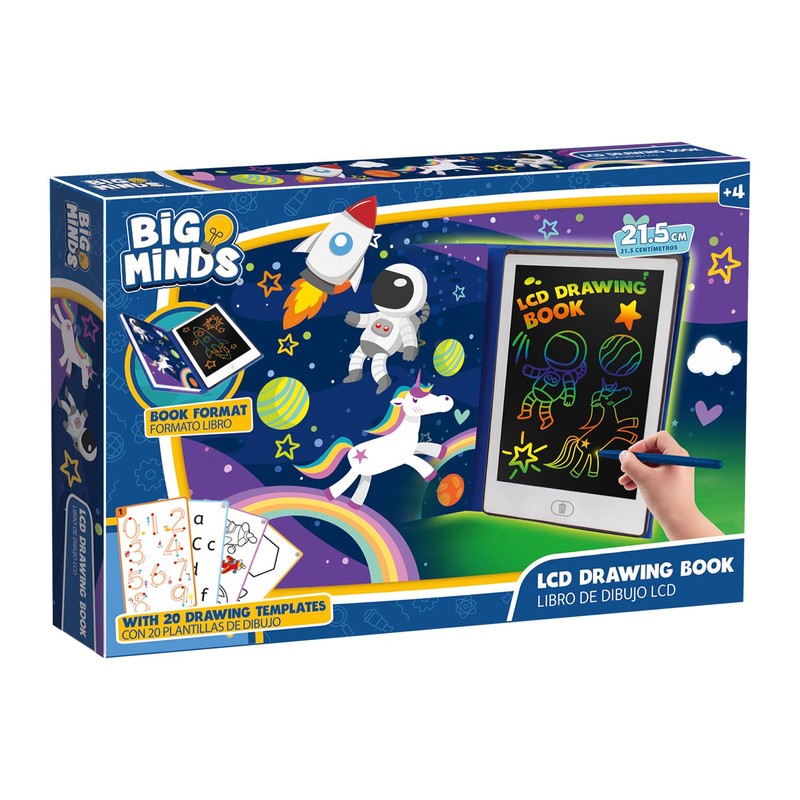 Big Minds - LCD Drawing Tablet for Kids Book Format