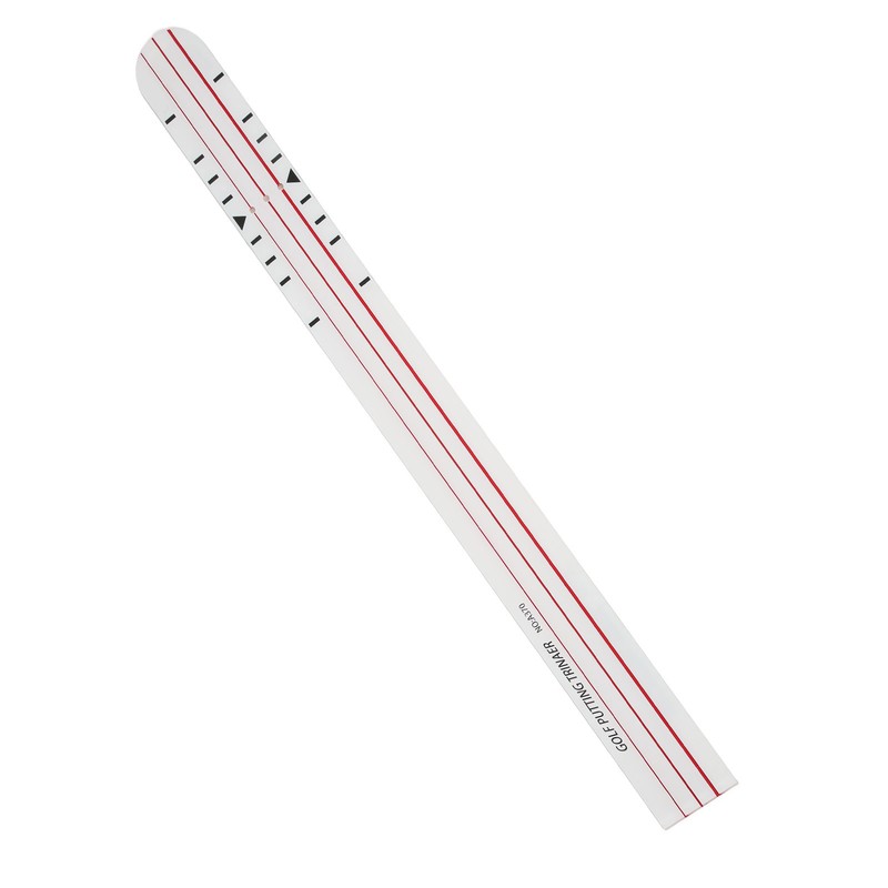 Golf Putting Mat Acrylic Accurate Scale Line Portable Double Sided