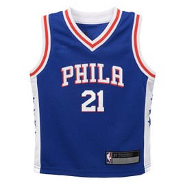 Joel Embiid Philadelphia 76ers Boys Kids 4-7 Blue Icon Edition Player Jersey (as1, Numeric, Numeric_7, Regular)