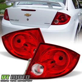 DTMOTO 2005-2010 Chevy Cobalt 4dr Sedan Pontiac G5 Tail Lights Brake Lamps Left+Right