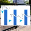 Afcabakila T-Post Gate Hinge Pins, Heavy Duty Gate Hanger,5/8 Inch,