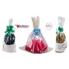 BOPP Sealable Cellophane Bags and Clear Gift Basket Wrap Packaging,