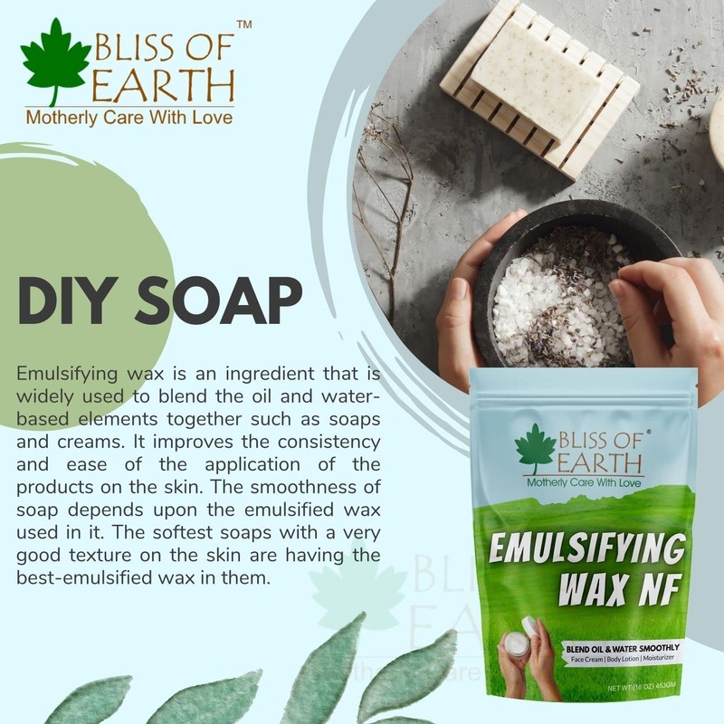 Bliss of Earth Emulsifying Wax NF Cosmetic Grade Wax Best