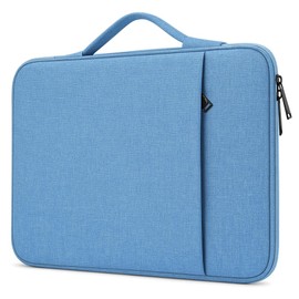ProElife 13 Inch Laptop Sleeve for MacBook Neo, Retractable Handle, Blue