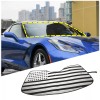 carpart2021 Windshield Sunshade Foldable Reflective Sun Visor For Corvette C7