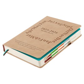 2025 2026 Academic Diary Page A Day A5 Year Planner Organiser Diary 2025/26 Days Per Page Daily Monthly Planner July 2025 to June 2026 Khaki