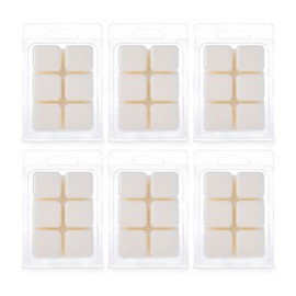 Carolina Candle Green Tea & Citrus Scented Wax Melts, Soy-Based White Wax Blend, 6 Wax Cubes, 2.46 oz - Pack of 6