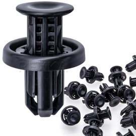 Rexka 30pcs Rear Front Bumper Cover Fender Grille Under Cover Push-Type Retainer Clip Fastener Rivet 91505-TM8-003 for Honda Acura