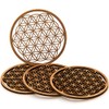 MC-Trend® High-quality wooden flower of life in a set of