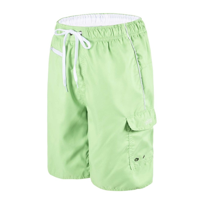 unitop Bañador para hombre, diseño de rayas coloridas con forro,