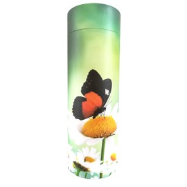 Butterfly Scatter Tube for Adult Ashes – Large Biodegradable Cardboard Cremation Urn