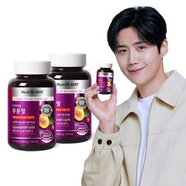 Nutri D Day Premium Prune Tablets 60 tablets x 2, total 2 month supply / 뉴트리디데이 프리미엄 푸룬정 60정 x 2개 총2개월분