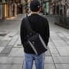 Cycling Shoulder Bag Dual Purpose Frosted Cloth Cycling Sling Backpack
