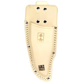 Senkichi NO.20 Large Pruning Shears Leather Sack with Can Made of Natural Cowhide Leather, Molded