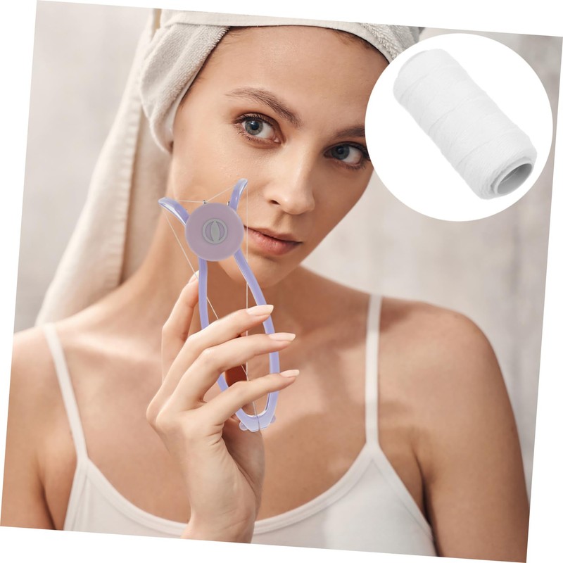 Baluue 1roll Threading Thread for Facial Hair Removal Precision Epilator