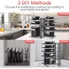 MARZSEFLO 8 Estante Organizador Para Ollas Y Sartenes Ajustable Cocina