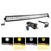 WeiSen 42" 240W Amber & White LED Curved Light Bar