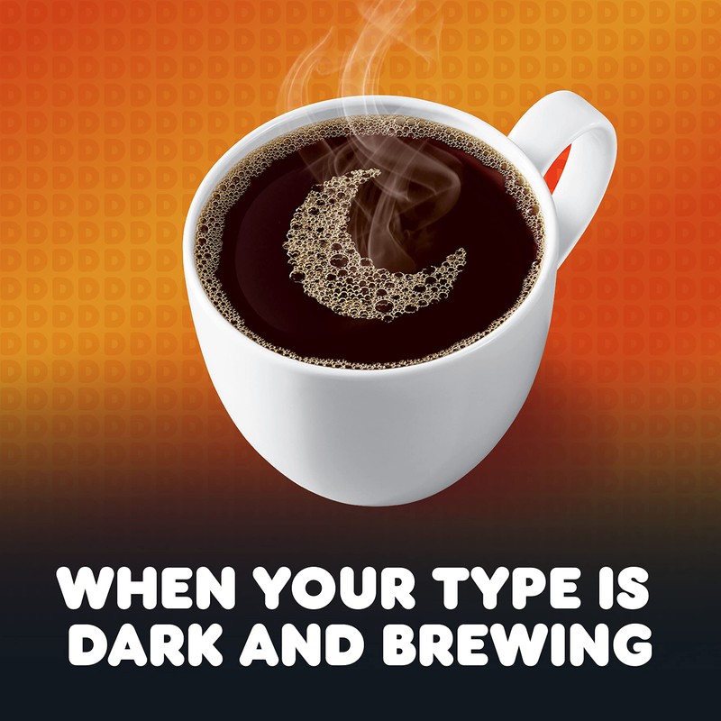 Dunkin’ Midnight Dark Roast Ground Coffee, 16.5 Ounce