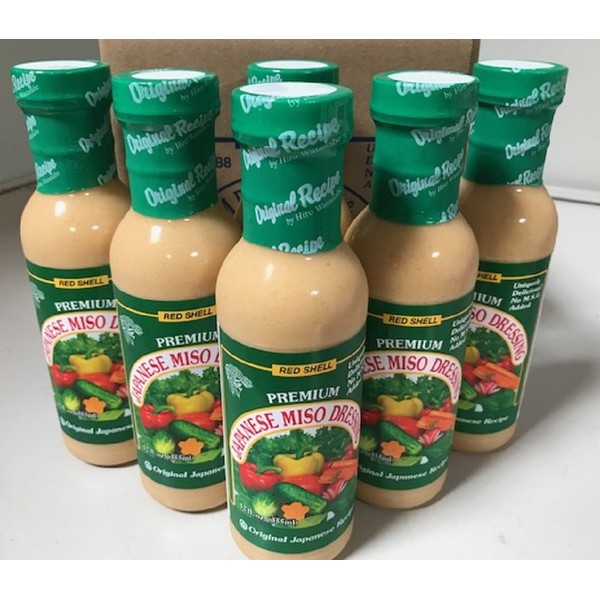Red Shell Miso Dressing Pk of 6 - 12oz.