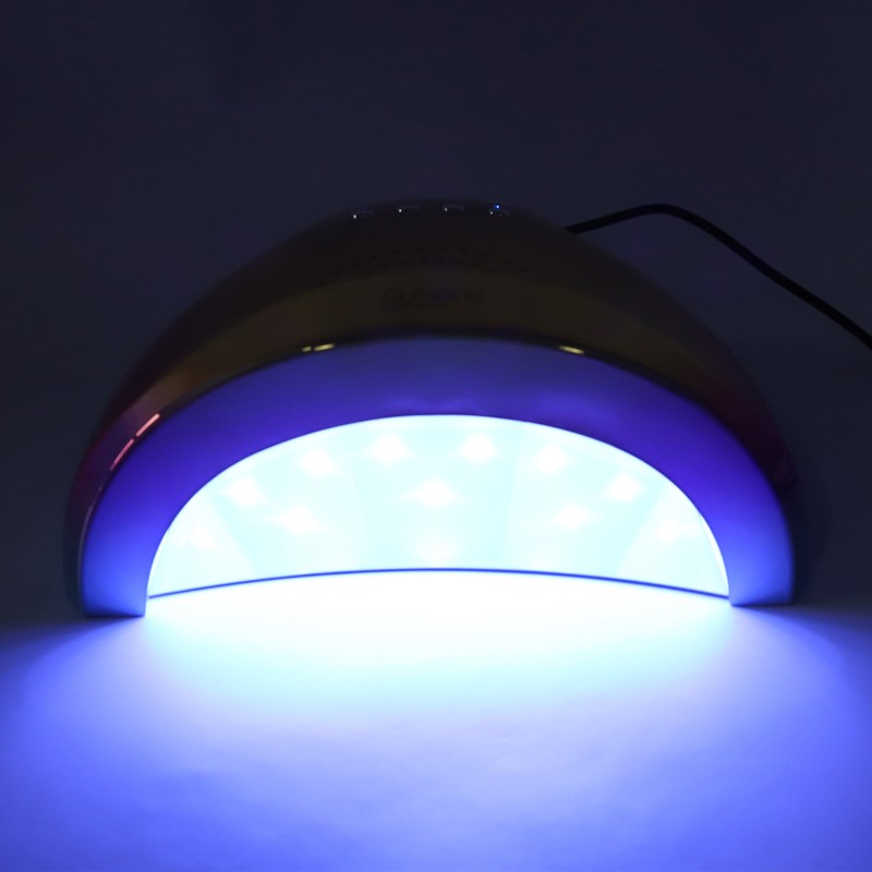 UV LED Nail Lamp 48W Dual Light Source Infrared Intelligent