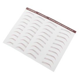 Mikinona 3 Sheets Hair Like Eyebrow Transfers for Women Easy Application Decal Shaping Stickers Durable Temporary Brow Brown for Beginners