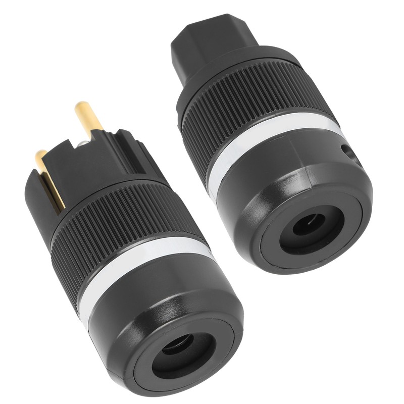 Monosaudio Pure Copper 24K GoldPlated Power Plug for Audio Power