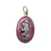 Religious Gifts Patron Saint St Christopher 1 Inch Purple Enamel