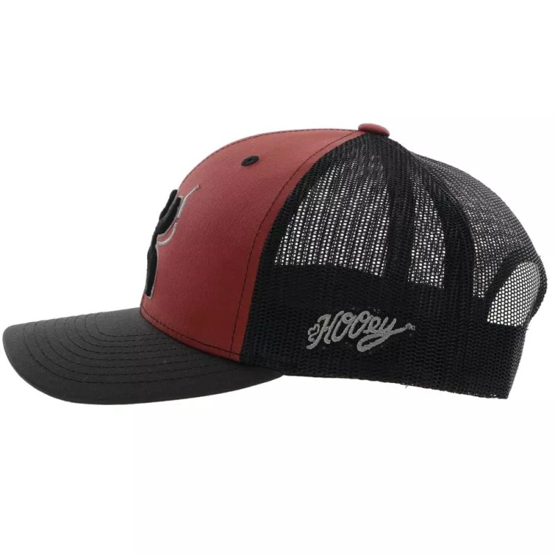 Hooey "Arc" Welder RUST/BLACK Snapback Hat 2221T-RUBK