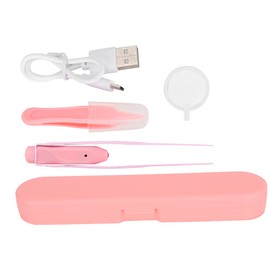 Ear Cleaning Tool Set USB Rechargeable Ear Cleaner Tweezers with LED Light