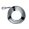 3/8", 7x19, Galvanized Steel Winch Cable (100 ft with Thimble